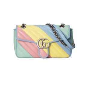 Gucci Marmont Shoulder Bag GG Small Pastel